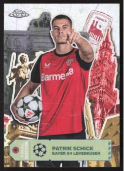 Patrik Schick, Kartička, Topps Chrome UEFA Club Competitions 2024-2025, INSERT