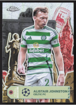 Alistair Johnston, Kartička, Topps Chrome UEFA Club Competitions 2024-2025, INSERT