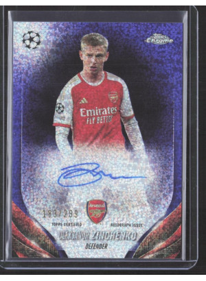 Oleksandr Zinchenko, Card, Topps Chrome UEFA Club Competitions 2023-24, AUTOGRAPH