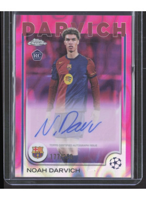 Noah Darvich, Card, Topps Chrome UEFA Club Competitions 2024-2025, AUTOGRAPH