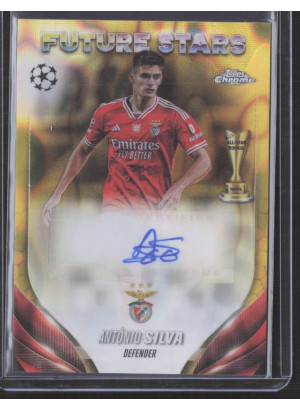 António Silva, Card, Topps Chrome UEFA Club Competitions 2023-24, AUTOGRAPH