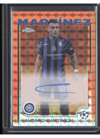Lautaro Martínez, Kartička, Topps Chrome UEFA Club Competitions 2024-2025, AUTOGRAPH