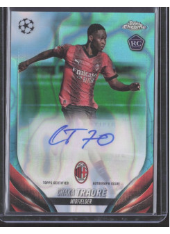 Chaka Traorè, Kartička, Topps Chrome UEFA Club Competitions 2023-24, AUTOGRAPH