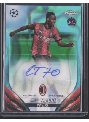 Chaka Traorè, Card, Topps Chrome UEFA Club Competitions 2023-24, AUTOGRAPH