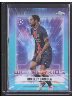 Bradley Barcola, Kartička, Topps Chrome UEFA Club Competitions 2024-2025, LIMIT