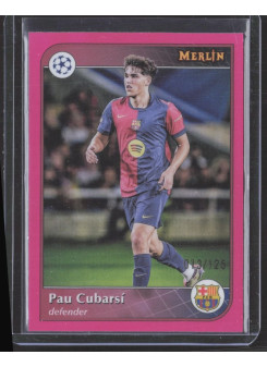 Pau Cubarsí, Kartička, Topps Merlin UEFA Club Competitions 2024-25, LIMIT