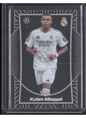 Kylian Mbappé, Card, Topps Chrome UEFA Club Competitions 2024-2025, INSERT