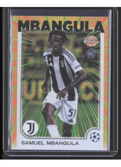 Samuel Mbangula, Kartička, Topps Chrome UEFA Club Competitions 2024-2025, INSERT