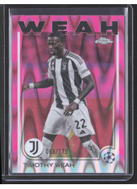 Timothy Weah, Kartička, Topps Chrome UEFA Club Competitions 2024-2025, LIMIT