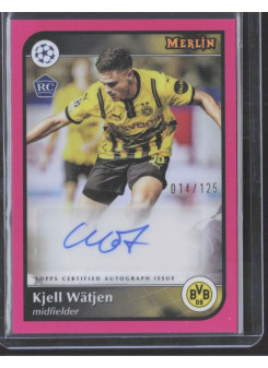 Kjell Wätjen, Kartička, Topps Merlin UEFA Club Competitions 2024-25, AUTOGRAPH