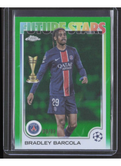 Bradley Barcola, Kartička, Topps Chrome UEFA Club Competitions 2024-2025, LIMIT