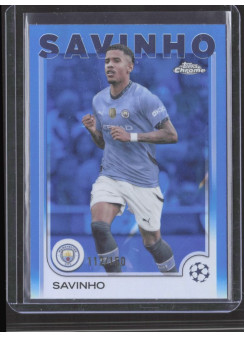 Savinho, Kartička, Topps Chrome UEFA Club Competitions 2024-2025, BASE