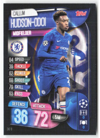Callum Hudson-Odoi, Card, 2019-20 Topps Match Attax UEFA Champions League, BASE