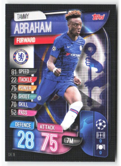 Tammy Abraham, Card, 2019-20 Topps Match Attax UEFA Champions League, BASE