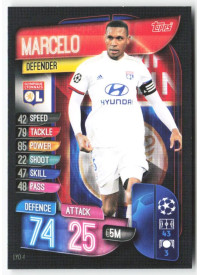 Marcelo, Card, 2019-20 Topps Match Attax UEFA Champions League, BASE