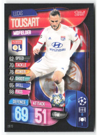 Lucas Tousart, Card, 2019-20 Topps Match Attax UEFA Champions League, BASE