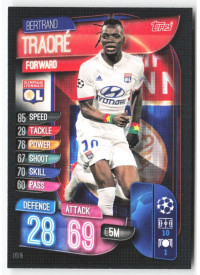 Bertrand Traoré, Card, 2019-20 Topps Match Attax UEFA Champions League, BASE