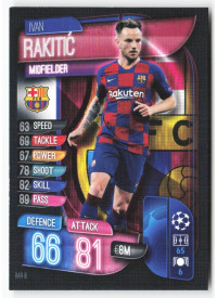 Ivan Rakitić, Card, 2019-20 Topps Match Attax UEFA Champions League, BASE
