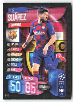 Luis Suárez, Kartička, 2019-20 Topps Match Attax UEFA Champions League, BASE