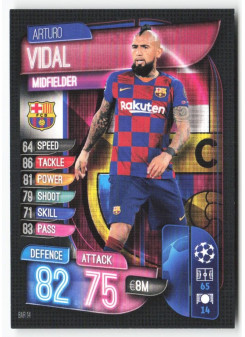 Arturo Vidal, Kartička, 2019-20 Topps Match Attax UEFA Champions League, BASE