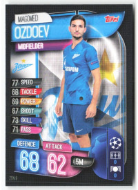 Magomed Ozdoev, Card, 2019-20 Topps Match Attax UEFA Champions League, BASE