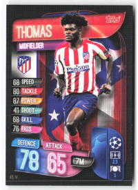 Thomas Partey, Card, 2019-20 Topps Match Attax UEFA Champions League, BASE
