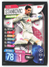 Cican Stanković, Card, 2019-20 Topps Match Attax UEFA Champions League, BASE