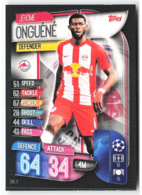 Jerome Onguéné, Card, 2019-20 Topps Match Attax UEFA Champions League, BASE