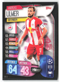 Andreas Ulmer, Card, 2019-20 Topps Match Attax UEFA Champions League, BASE