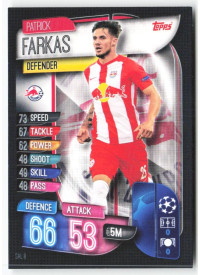 Patrick Farkas, Card, 2019-20 Topps Match Attax UEFA Champions League, BASE