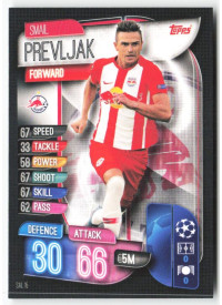 Smail Prevljak, Card, 2019-20 Topps Match Attax UEFA Champions League, BASE