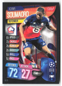 Adama Soumaoro, Card, 2019-20 Topps Match Attax UEFA Champions League, BASE