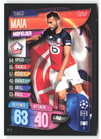 Thiago Maia, Card, 2019-20 Topps Match Attax UEFA Champions League, BASE