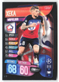 Xeka, Card, 2019-20 Topps Match Attax UEFA Champions League, BASE