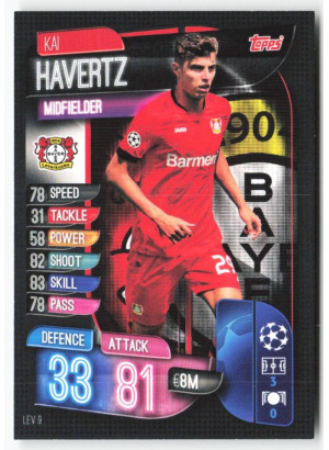 Kai Havertz, Kartička, 2019-20 Topps Match Attax UEFA Champions League, BASE