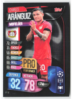 Karim Bellarabi, Card, 2019-20 Topps Match Attax UEFA Champions League, BASE