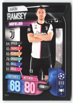 Aaron Ramsey, Kartička, 2019-20 Topps Match Attax UEFA Champions League, BASE