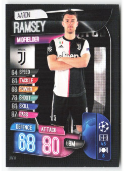 Aaron Ramsey, Card, 2019-20 Topps Match Attax UEFA Champions League, BASE