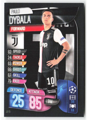 Paulo Dybala, Kartička, 2019-20 Topps Match Attax UEFA Champions League, BASE