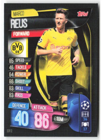 Marco Reus, Card, 2019-20 Topps Match Attax UEFA Champions League, BASE