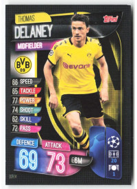 Thomas Delaney, Card, 2019-20 Topps Match Attax UEFA Champions League, BASE