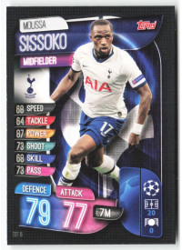 Moussa Sissoko, Card, 2019-20 Topps Match Attax UEFA Champions League, BASE