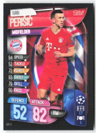 Ivan Perisić, Card, 2019-20 Topps Match Attax UEFA Champions League, BASE
