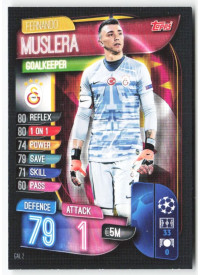 Fernando Muslera, Kartička, 2019-20 Topps Match Attax UEFA Champions League, BASE