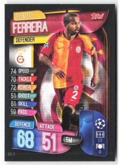 Mariano Ferreira, Kartička, 2019-20 Topps Match Attax UEFA Champions League, BASE