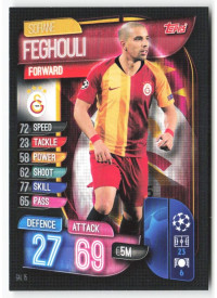 Sofiane Feghouli, Card, 2019-20 Topps Match Attax UEFA Champions League, BASE