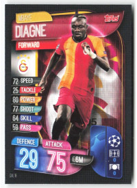 Mbaye Diagne, Card, 2019-20 Topps Match Attax UEFA Champions League, BASE