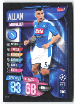 Allan, Card, 2019-20 Topps Match Attax UEFA Champions League, BASE