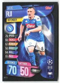 Mário Rui, Card, 2019-20 Topps Match Attax UEFA Champions League, BASE