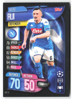 Mário Rui, Kartička, 2019-20 Topps Match Attax UEFA Champions League, BASE